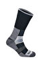 Voyager 2.0 Thermal Merino Wool Fully Cushioned Outdoor Hiking Socks - Black/Grey - 8