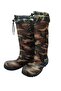 Long Camouflage Pattern Boots