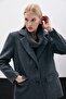 Buttoned Stamp Jacket - Black - 7