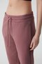 Maritza women's relaxed fit joggers with fleece lining, 100% organic cotton, elastic waistband and cuffs. - 4