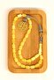 Handcrafted Kazaz İmameli 8X11Mm Capsule Cut Beirut Drop Amber Prayer Beads - 3