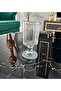6-Piece Striped Pedestal Coffee Side Water Cup Origami Striped Soft Drink Cup - 2