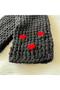 Puffy Plush Hand Knitted Women's Scarf (220*22 cm) - 4