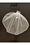 Bright and Eye-Catching Short Dense Silvery Cap Veil - for Wedding Dress, Wedding, Wedding - 3