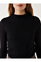 Lcw Modest Black Stand Collar Women's Bodysuit - 2