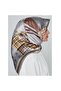 Grey Yellow Twill Silk Scarf - Nostalgia 8303-37 - 3