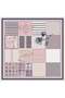Silk Scarf Nostalgia - 8303-35 Powder Twill