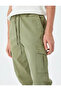 Cargo Pocket Detailed Jogger Khaki Men's Trousers 5Sam40005Hw - 5