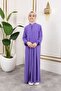 Robali Pleated Children's Ferace & Purple - 7