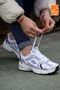 New Memory Sole Comfortable Lightweight White Navy Blue Unisex Sneakers Sports Shoes - 5
