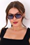 Swanky Unisex Leopard Frame Blue Ultra Light Uv400 Filtered Sunglasses - 3