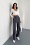 Women's Belted Palazzo Trousers - 2