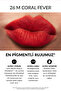 Ultra Matte Lipstick Coral Fever And Glimmerstick Lip Liner Coral Pack - 3