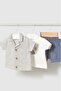 Newborn Baby Boy 3-Piece Set with Shirt Top