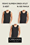 Men's Undershirt, Cotton, Combed, Casual, Soft, Soft 3-Piece