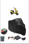 Black Rks Bolero 50 Rear Bag Compatible Waterproof Motorcycle Cover