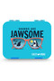 Eazy Kids 6 & 4 Convertible Bento Lunch Box - Jawsome Blue - 2