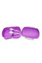Eazy Kids - Set of 2 - Lunch Box & Water Bottle - Rabbit Purple - 2
