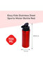 Stainless Steel Sports Water Bottle - Red, 700ml - 5