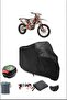 Black Ktm 300 Exc Six Days Tpi Rear Bag Compatible Waterproof Motorcycle Cover
