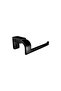 Black Lux 7-Piece Bathroom Set Open WC, Robe Hanger, Solo Paper Towel Holder, Long Towel Holder - 6