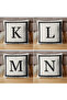 Letter Cushion Cover - Letter P - Gift Decorative Cushion Cover 43 X 43 cm Cream-Black - 5