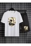 As Spades Printed Unisex T-Shirt Shorts Bottom Top Suit