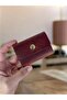 Genuine Leather Card Holder, Minimal Leather Wallet, Real Leather Card Holder Wallet, Single Snap Card Holder