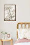 One Piece Brown Real Wood Framed Painting Set - Model 22
