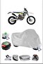 Husqvarna Fe350 Rear Bag Lock Compatible Waterproof Motorcycle Tent-Gray