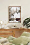 One Piece Brown Real Wood Framed Painting Set - Model 30