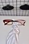 Capella- Blue Light Protection Glasses Women's Cat Eye Burgundy Optical Compatible Glass Replaceable +Case+Cloth Gift Vintage - 3
