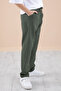 Green Double Leg Boy's Jogger Fabric Trousers 20058 - 3