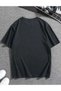 Colorful Straw Printed Oversize Loose Boyfriend T-Shirt - 2