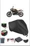 أسود BMW R NINE T SCRAMBLER ARKA LOCK LOCK متوافق مع القماش المشمع المقاوم للماء (دراجة نارية)