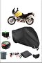 أسود BMW R 1100 GS قفل خلفي متوافق مع القماش المشمع المقاوم للماء (دراجة نارية)