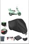 Black Yuki Gelato 150 Rear Bag Lock Compatible Waterproof Canvas (Motorcycle)
