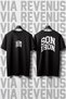 Son of Iron Front and Back Printed Crew Neck Wide Fit Unisex Tshirt