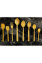 Boxwood Spoon Serving Utensil Set-With Wooden Stand-Wooden Spoon-Dowry Set - 2