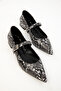 Black Snake Women's Ballerinas 20232 - 2