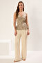 Vizon Düğme Detaylı Peplum Triko Yelek TWOSS25YE00046 - 6