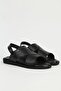 Genuine Leather Black Men's Sandals Pc-7315 - 2