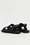 Genuine Leather Black Men's Sandals Pc-7315 - 3