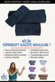 Supersoft Velvet Towel Set for Beauty Centers Bathroom 70X140 cm Head 50X90 cm Bandana 8X70 cm - 2