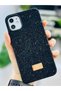 iPhone 11 Compatible Diamond Design Sparkling Diamond Silicone Case - 2