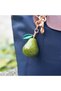 Pear Bag Charm Keychain Accessory Green - 2
