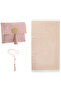 Shantuk Taffeta Prayer Rug and Pearl Vavli Prayer Beads Set, Portable Prayer Set - 3