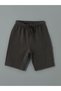 Ecru Crew Neck Printed Boys' T-Shirt and Shorts Set of 2 - 3