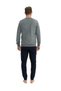 U.S. Polo Assn. Men's Long Sleeve Round Neck Tracksuit Pajamas Set S25818 - 3