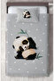 BABY AND KIDS ROOM Cute Panda Patterned Bedspread